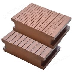 湖州生产销售塑木地板厂家150-50实心加厚木塑地板定制
